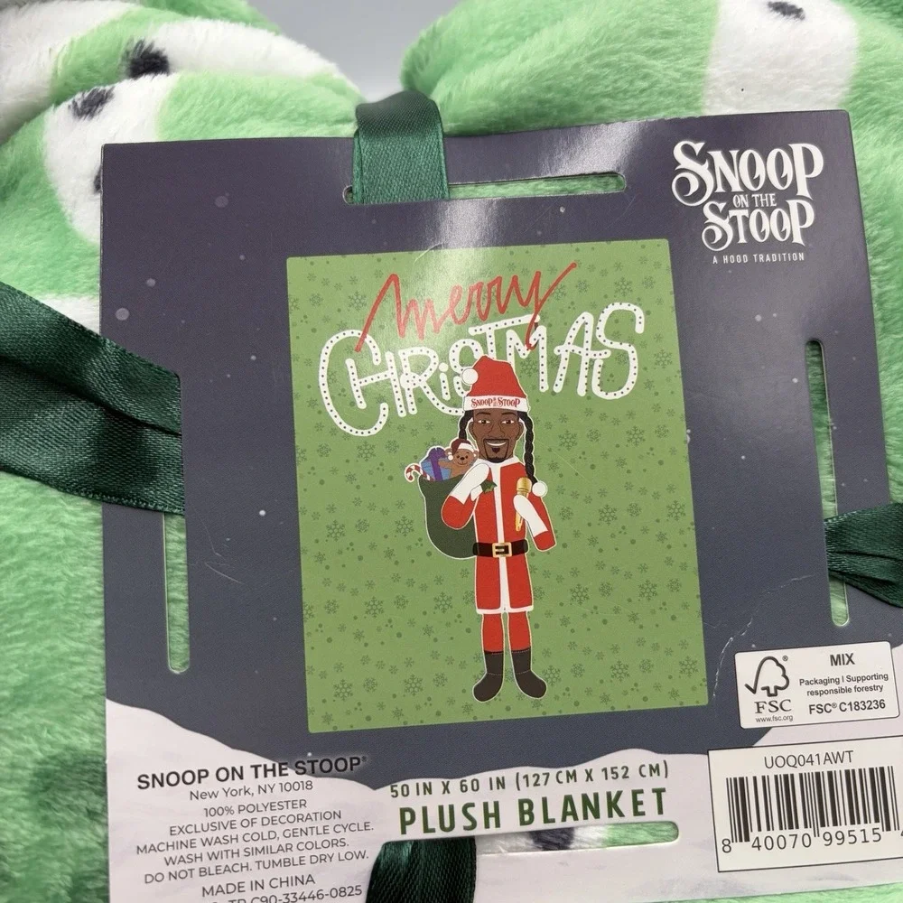 NEW Snoop ON THE STOOP PLUSH Blanket‎ 50